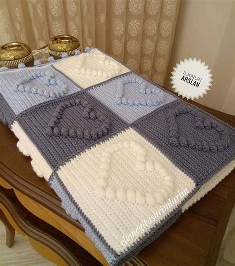 Bebek dantel battaniye modelleri
